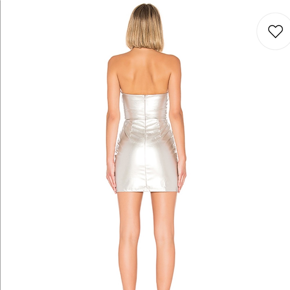 Revolve Silver Dress - image 3